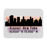 Albany NY City Skyline