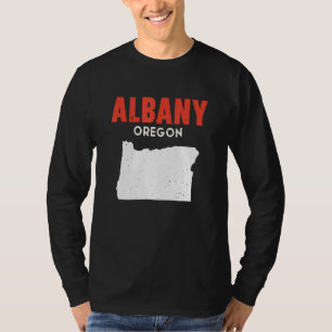 Albany Oregon USA State America Travel Oregonian T-Shirt