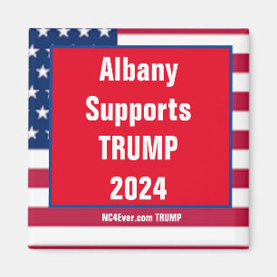 Albany Supports TRUMP 2024 magnet