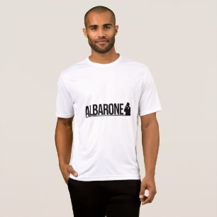 Albarone Gangster Silhouette Graphic - black  Hood T-Shirt