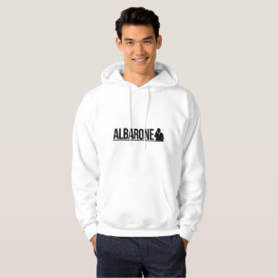 Albarone Gangster Silhouette Graphic - black Hoodie