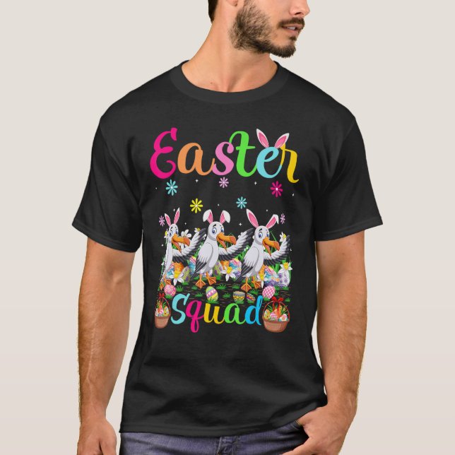 Albatross Bunny Ear Easter Squad Albatross Bird Ha T-Shirt (Front)