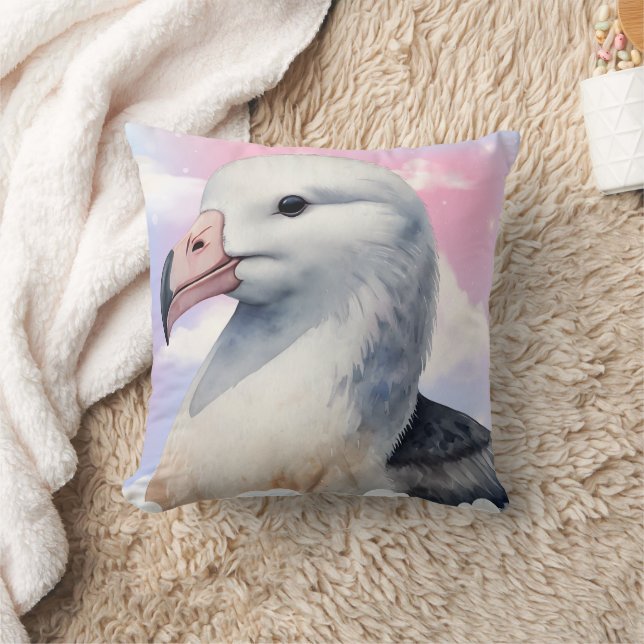 Albatross Dreamy Print  Cushion (Blanket)