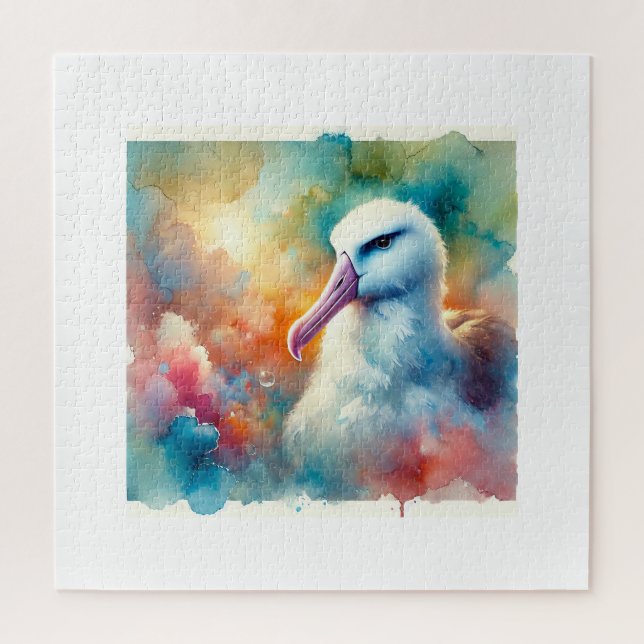 Albatross in Watercolor 300724AREF110 - Watercolor Jigsaw Puzzle (Vertical)
