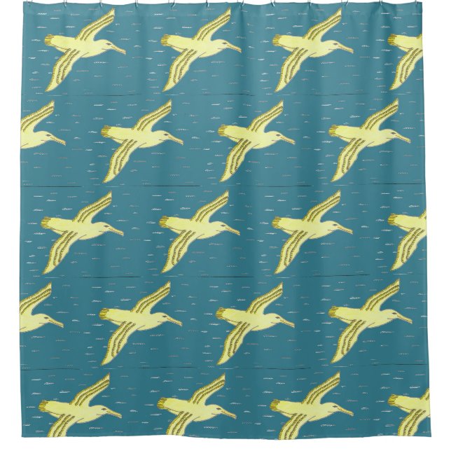 Albatross Shower Curtain (Front)