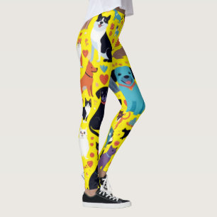 AlbedoBase XL – Playful Pet Collage Leggings