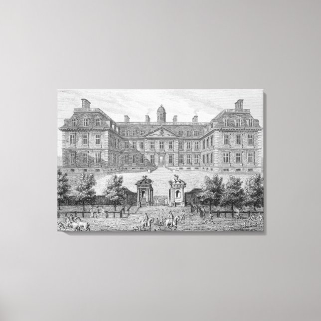 Albemarle House, formerly Clarendon House, London, Canvas Print (Front)