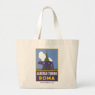 Albergo Torino Large Tote Bag