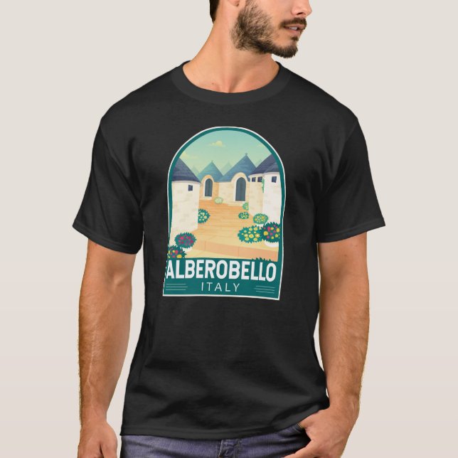 Alberobello Italy  Travel Art Vintage T-Shirt (Front)