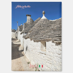 Alberobello trulli in Italy, Bari travel Magnet