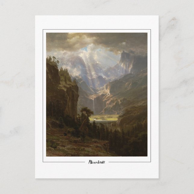 Albert Bierstadt #52 - Fine Art Postcard (Front)