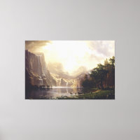 Albert Bierstadt -  Among the Sierra Nevada Calif