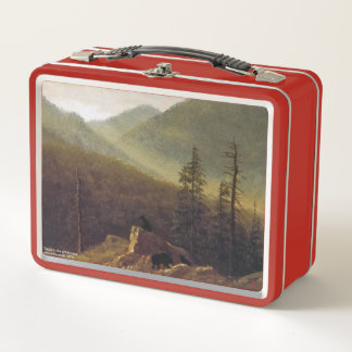 Albert Bierstadt, Bears in the Wilderness Metal Lunch Box