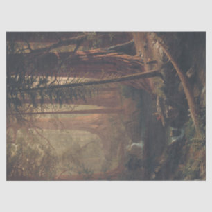 Albert Bierstadt Giant Redwood Trees of California Tissue Paper