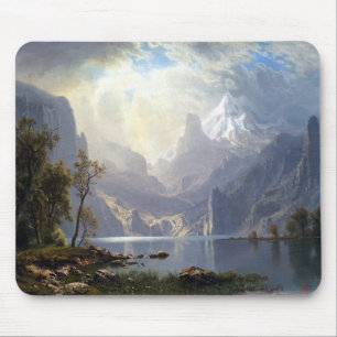 Albert Bierstadt In the Sierras Lake Tahoe Mouse Pad