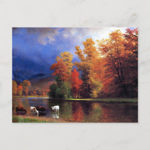 Albert Bierstadt - On the Saco Postcard