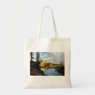 Albert Bierstadt Outlet at Lake Tahoe Tote Bag
