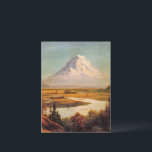 Albert Bierstadt painting, Mount Rainier, Postcard<br><div class="desc">Mount Rainier,  famous painting by Albert Bierstadt.</div>