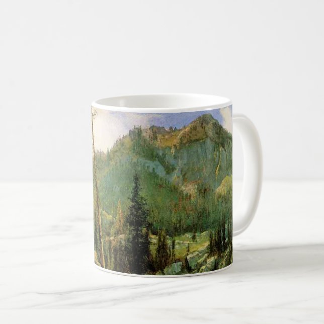 Albert Bierstadt - Sierra Nevada Mountains, Coffee Mug (Front Right)