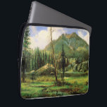 Albert Bierstadt - Sierra Nevada Mountains, Laptop Sleeve<br><div class="desc">Sierra Nevada Mountains,  beautiful painting by Albert Bierstadt.</div>