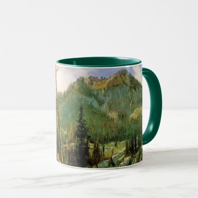 Albert Bierstadt - Sierra Nevada Mountains, Mug (Front Right)