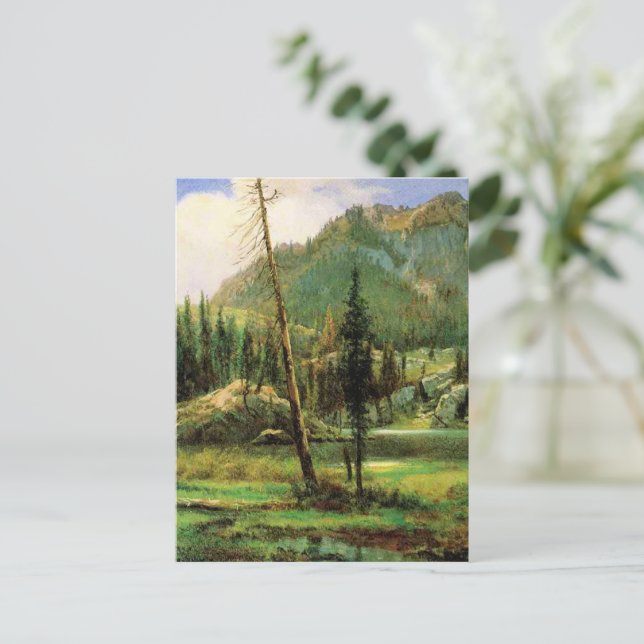 Albert Bierstadt - Sierra Nevada Mountains, Postcard (Standing Front)