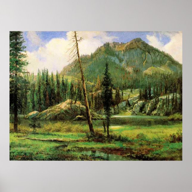 Albert Bierstadt - Sierra Nevada Mountains, Poster (Front)