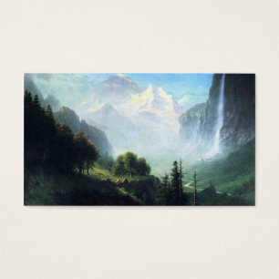 Albert Bierstadt staubbach falls near lauterbrunne