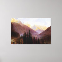 Albert Bierstadt Sunrise at Glacier Station