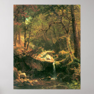 Albert Bierstadt-The Mountain Poster