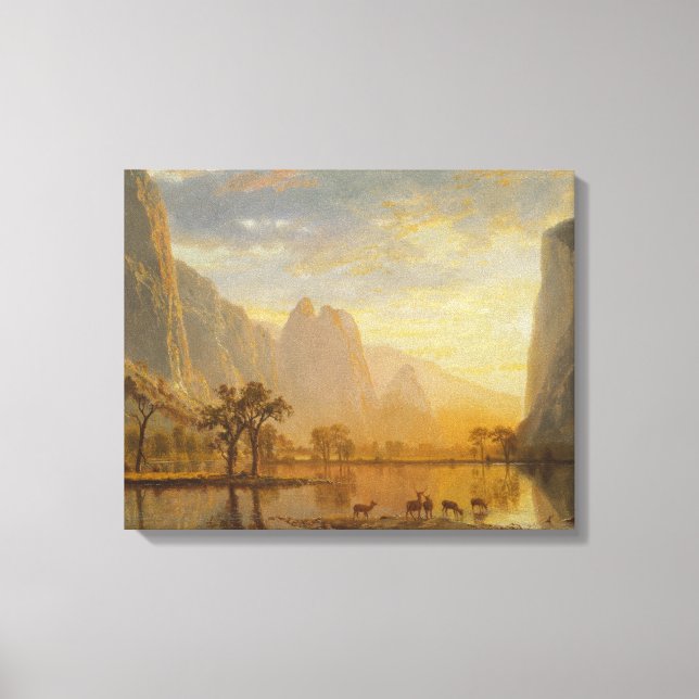 Albert Bierstadt - Valley of the Yosemite Canvas Print (Front)