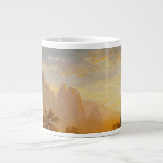 Albert Bierstadt Valley of the Yosemite Large Coffee Mug (Front)