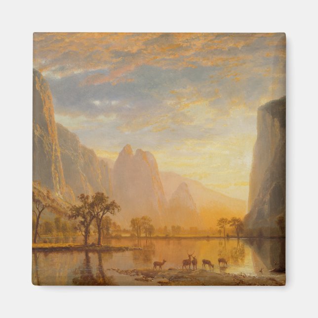 Albert Bierstadt Valley of the Yosemite Magnet (Front)