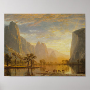 Albert Bierstadt - Valley of the Yosemite Poster