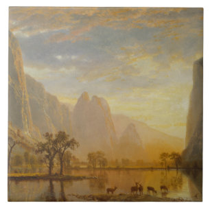 Albert Bierstadt - Valley of the Yosemite Tile