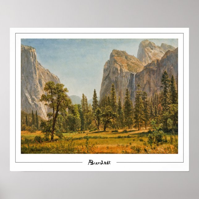Albert Bierstadt Zedign Art Poster #261 (Front)