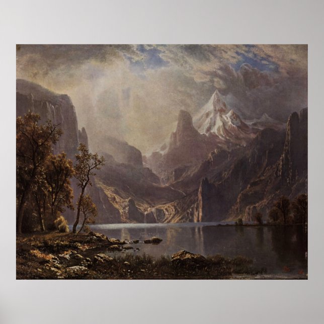 Albert Bierstadt's Lake Tahoe, 1868 Poster (Front)