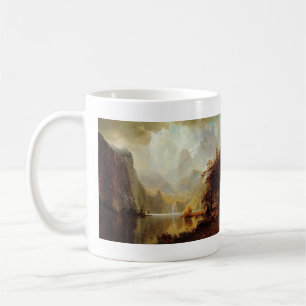 Albert Bierstadt's Painting, In the Mountains 1867 Coffee Mug