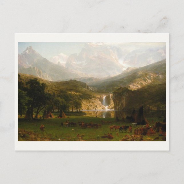 Albert Bierstadt's Rocky Mountains, Lander's Peak Postcard (Front)
