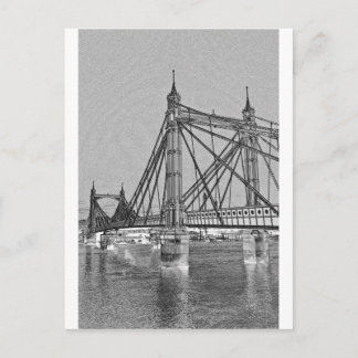 Albert Bridge London Postcard
