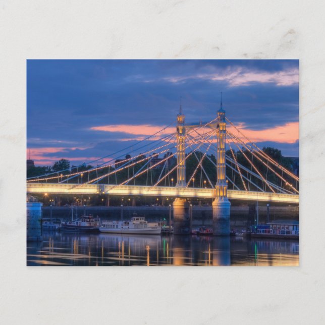 Albert Bridge Postcard (Front)