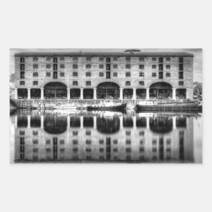 Albert Dock Liverpool Rectangular Sticker
