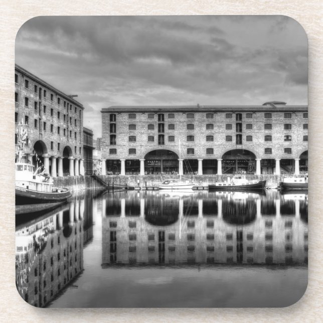 Albert Dock Liverpool Reflections Coaster (Front)