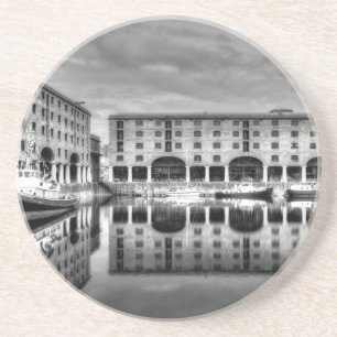 Albert Dock Liverpool Reflections Coaster