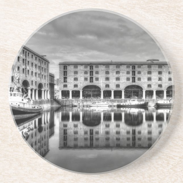 Albert Dock Liverpool Reflections Coaster (Front)