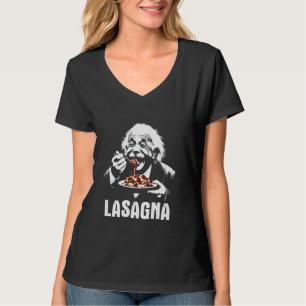 Albert Eating Lasagne - Funny Lasagne Graphic Clas T-Shirt