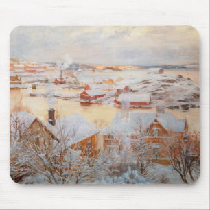 Albert Edelfelt - December Day Mouse Pad