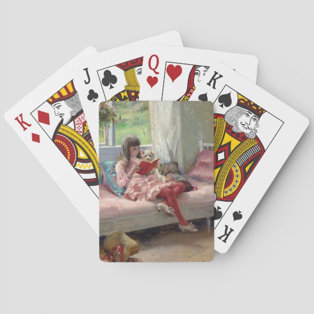 Albert Edelfelt - Good Friends Playing Cards (Back)