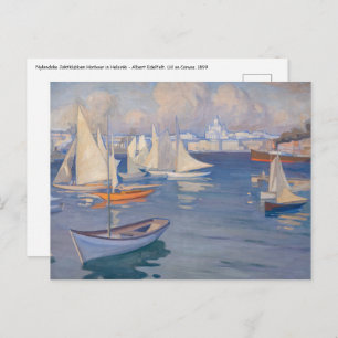Albert Edelfelt - Harbour in Helsinki Postcard