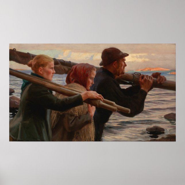 Albert Edelfelt - In the Outer Archipelago Poster (Front)